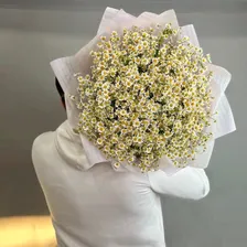 Букет из танацетума из ромашек