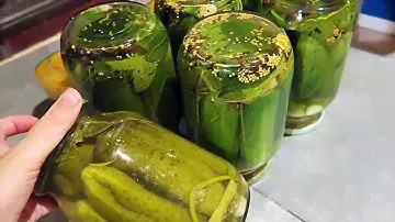 Рецепт Маринованные огурцы от Мамы / Консервация Огурцы на зиму