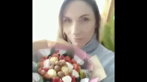 вкусный букет из сухофруктов и вкуснях